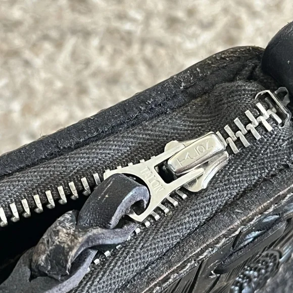 RRL Aztec Tooled Leather And Carpet Bag - Picture 6 of 11